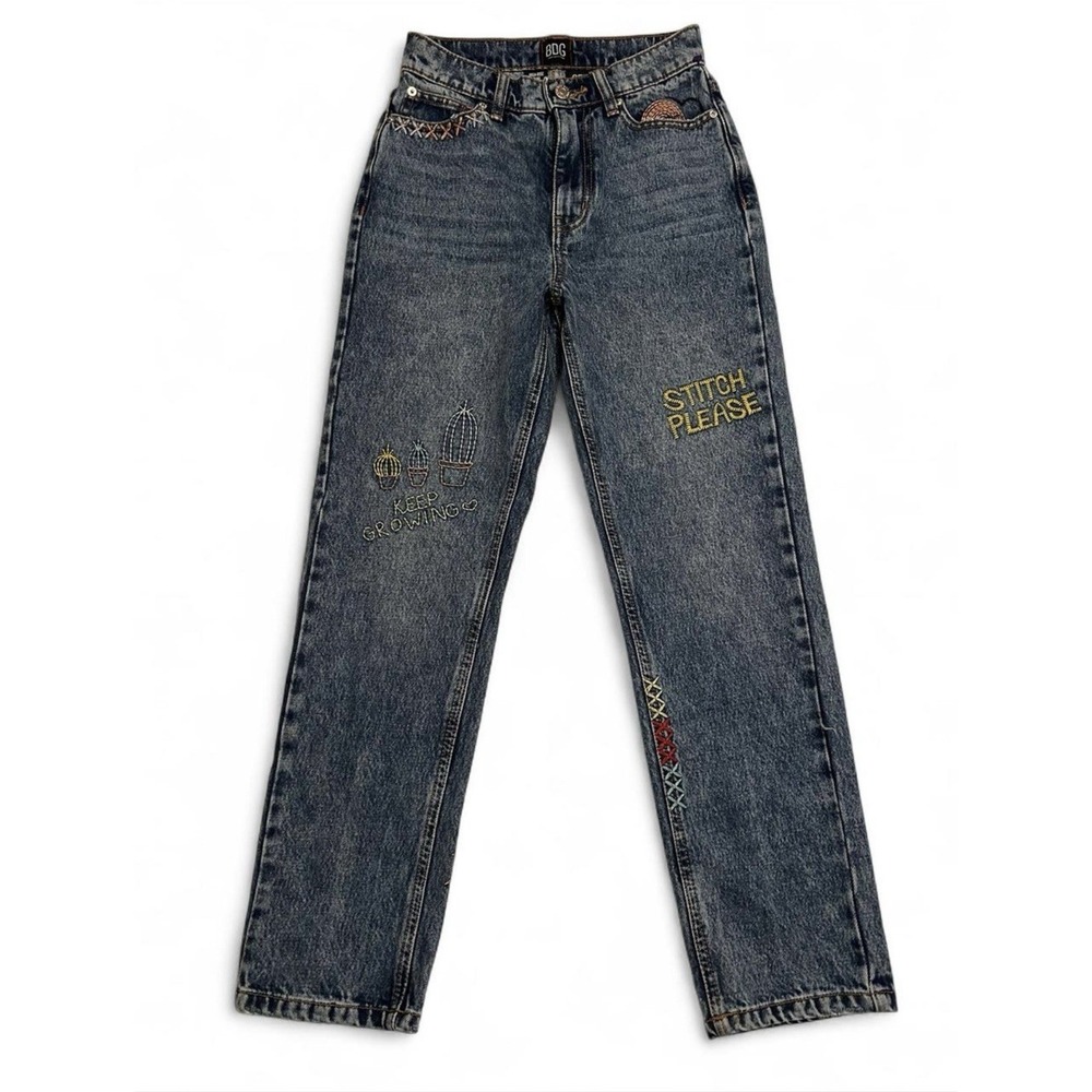 NWOT BDG Urban Outfitters Jeans High Rise Slim Straight Fit 25"